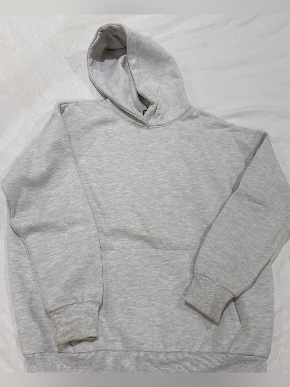 PrettyLittleThing Light Gray Hoodie